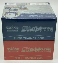 Lot of (2) Pokemon TCG Sun & Moon Solgaleo & Lunala Elite Trainer Boxes SEALED - Image 5