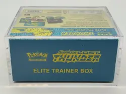 Pokemon TCG Sun & Moon Lost Thunder Elite Trainer Box SEALED w/Acrylic Case - Image 5