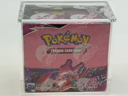 Pokemon TCG SWSH Fusion Strike Booster Box SEALED w/Acrylic Case - Image 1