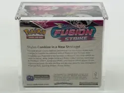 Pokemon TCG SWSH Fusion Strike Booster Box SEALED w/Acrylic Case - Image 3