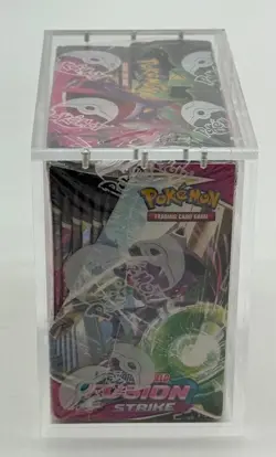 Pokemon TCG SWSH Fusion Strike Booster Box SEALED w/Acrylic Case - Image 4