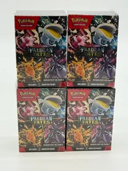 Lot of (4) Pokemon TCG Paldean Fates Booster Bundle SEALED - Image 1