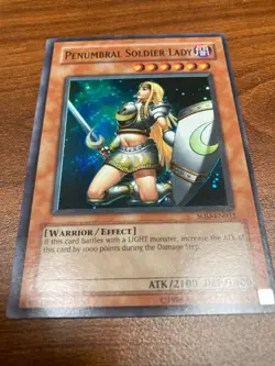 Penumbral Soldier Lady SOD-EN033 - Super Rare - Unlimited - NM - Goat Format - Image 4