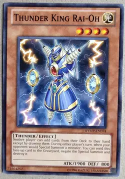 Thunder King Rai-Oh - C - Yu-Gi-Oh! - RYMP-EN074 - Unlim. - LP - Free Shipping - Image 1