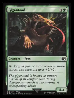 Gigantoad 0187 Final Fantasy Magic the Gathering Card - Image 1