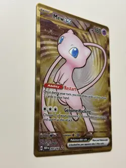 Pokemon Mew EX Metal Gold NM 205/165 Scarlet & Violet 151 Promo Card - Image 2