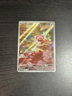 Stufful IR 154/132 MEG Mega Evolution Pokemon Card TCG - Pack Fresh Mint - Image 1