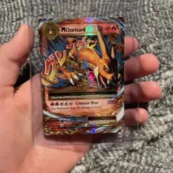 Pokemon XY TCG 2016 Mega Charizard EX Ultra Rare Holo Card 13/108 - Image 1