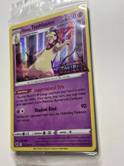 SEALED Hisuian Typhlosion 052/189 Astral Radiance Stamped Promo Pokemon Card - Image 3
