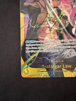 Trafalgar Law OP10-119 SEC English One Piece TCG Card Royal Blood NM+ Pack Fresh - Image 5