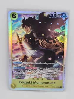 Kouzuki Momonosuke ST28-004 SR ONE PIECE Tcg Card Game NM Yellow - Image 1