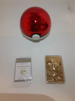 *READ* Pikachu Pokemon 23K Gold Plated Trading Card Burger King 1999 - Image 2