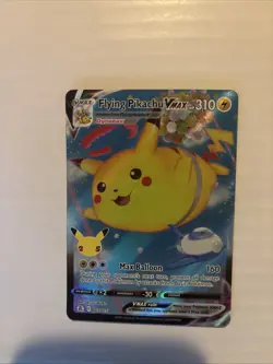 Pokemon TCG Flying Pikachu VMAX Holo Ultra Rare Card 007/025 Celebrations - Image 1