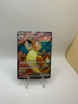 Pokemon TCG Charizard ex Full Art SV 151 English Card 183/165 Near Mint - Image 1