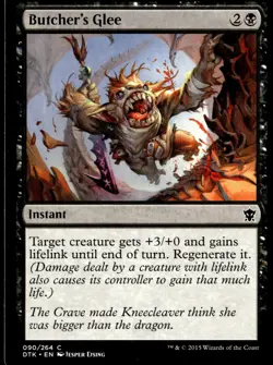 Butcher's Glee Dragons of Tarkir #90 MTG TCG - Image 1