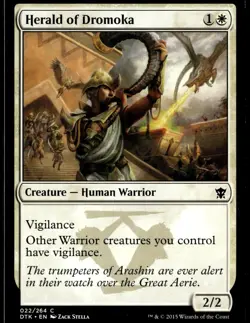 Herald of Dromoka Dragons of Tarkir #22 MTG TCG - Image 1