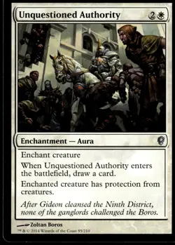 Unquestioned Authority Conspiracy #85 MTG TCG - Image 1