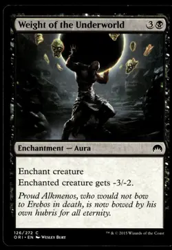 Weight of the Underworld Magic Origins #126 MTG TCG - Image 1