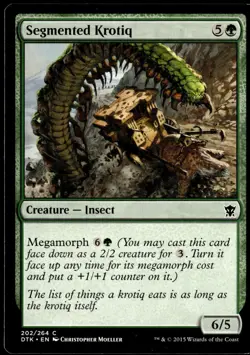 Segmented Krotiq Dragons of Tarkir #202 MTG TCG - Image 1