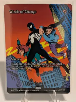 Winds Of Change (Borderless) Regular: Spider-Man MTG (NM) - Image 1