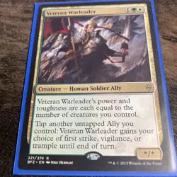 Veteran Warleader - Battle for Zendikar - Magic the Gathering MTG Nice! - Image 1