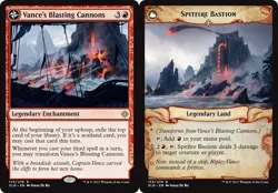 1 x Vance's Blasting Cannons // Spitfire Bastion - Foil - Ixalan - NM-Mint - MTG - Image 1