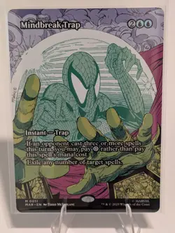 Mindbreak Trap (Borderless) Regular: Spider-Man MTG (NM) - Image 1