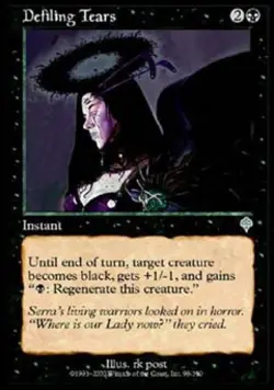 Defiling Tears -Foil Medium Play MTG Invasion - Image 1