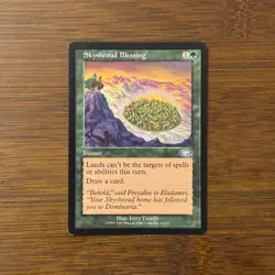 Skyshroud Blessing Planeshift LP 2001 MTG Magic the Gathering - Image 1