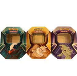Lot Of 3 Pokemon Collectors Tins Empty 2024 Tyranitar Pupitar Larvitar TCG EMPTY - Image 2