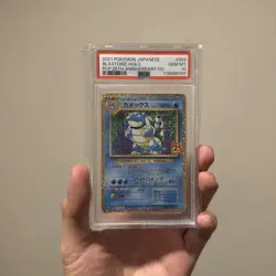 Pokemon Blastoise PCP 25th Anniversary Japanese Holo #003 PSA 10 Gem Mint - Image 1