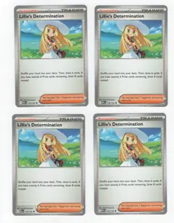 Pokemon Mega Evolution x4 Playset Lillie's Determination 119/132 - Image 1