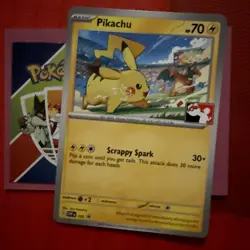 Pikachu SVP101 Black Star Promo Play League Pokemon Nm - Image 2