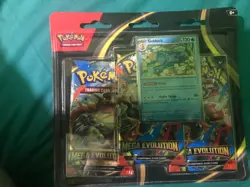Pokemon Mega Evolution 3 Booster Pack Blister Golduck Pokemon - NEW SEALED - Image 1