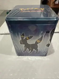 Pokemon TCG - Dark Stacking Tin - Factory Sealed From Pokemon 3 Booster Packs - Image 1