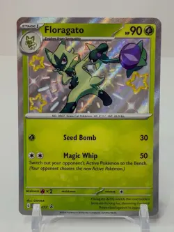 Floragato Pokemon SVP 077 Shiny Holo Black Star Promo NM - Image 1