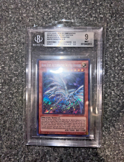 Yugioh 2020 Blue-Eyes Alternative White Dragon MVP1-ENS46 1st Secret Rare BGS 9 - Image 1