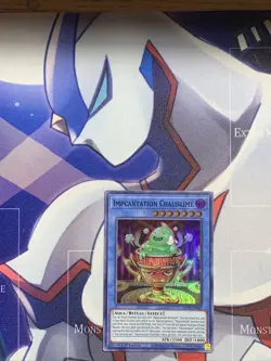 Yugioh Impcantation Chalislime GEIM-EN047 Super Rare 1st Ed NM - Image 1