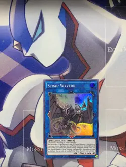 Yugioh Scrap Wyvern CHIM-ENSE1 Super Rare Limited Edition NM - Image 1
