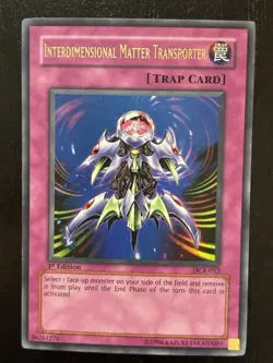 YuGiOh Interdimensional Matter Transporter DCR-052 - 1st Edition - Image 1