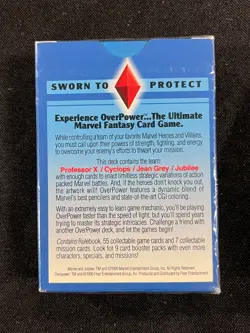 1995 Marvel Overpower Card Game Deck Sworn To Protect NEW SEALED AA D 62623 - Image 2