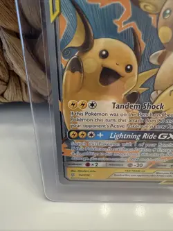 Pokemon Card - Raichu & Alolan Raichu GX 54/236 Unified Minds - NM - Image 5
