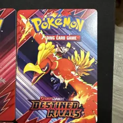 Destined Rivals Build Battle all 4 Trainer Tip Cards includes team rocket grunt. - Image 3