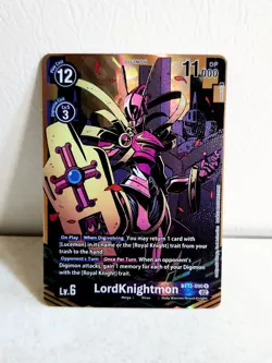 LordKnightmon BT13-090 Versus Royal Knights (Rare Alternate Art) Digimon Card - Image 1