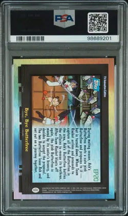 2000 TOPPS POKEMON TV ANIMATION SER 2 EPISODE CARDS BYE, BYE BUTTERFREE PSA 8 - Image 2