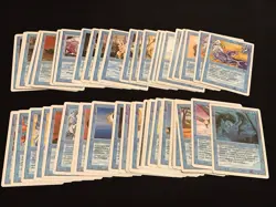 Mtg Revised Blue Card Lot-53 Cards.Vesuvan Doppleganger,Copy Artifact.Played - Image 1