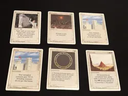 Mtg Revised White Card Lot-30 Cards. Armageddon,Wrath Of God.Played Condition - Image 2