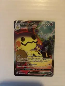 Mimikyu VMAX TG17/TG30 Ultra Rare Trainer Gallery Card SWSH Brilliant Stars - Image 1