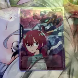 Gundam Card Game Suletta And Miorine Playmat with extra promos - Image 3