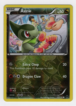 Axew 109/162 - LP Reverse Holo - BREAKthrough, XY Pokemon Card - Image 1
